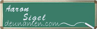 Aaron Sigel Visitenkarte